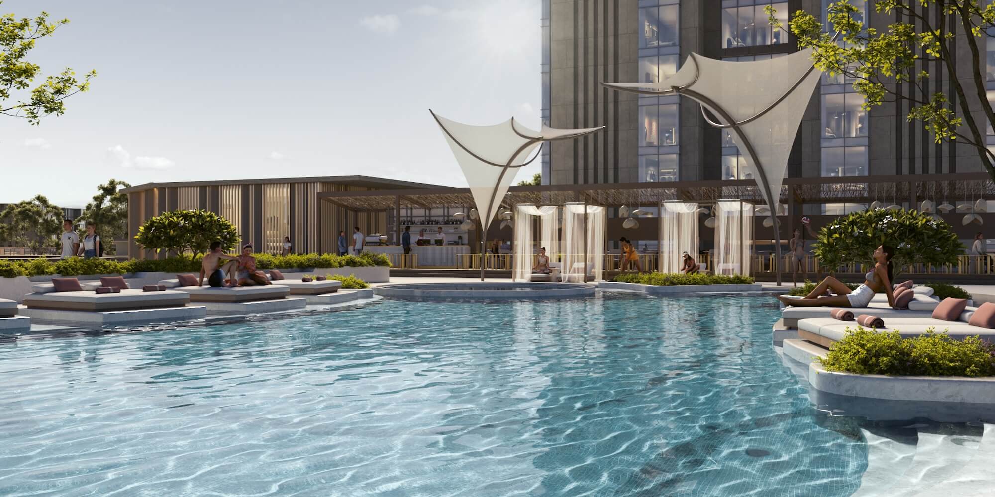 Arkan Palm - 205 Towers - Amenities - Pool