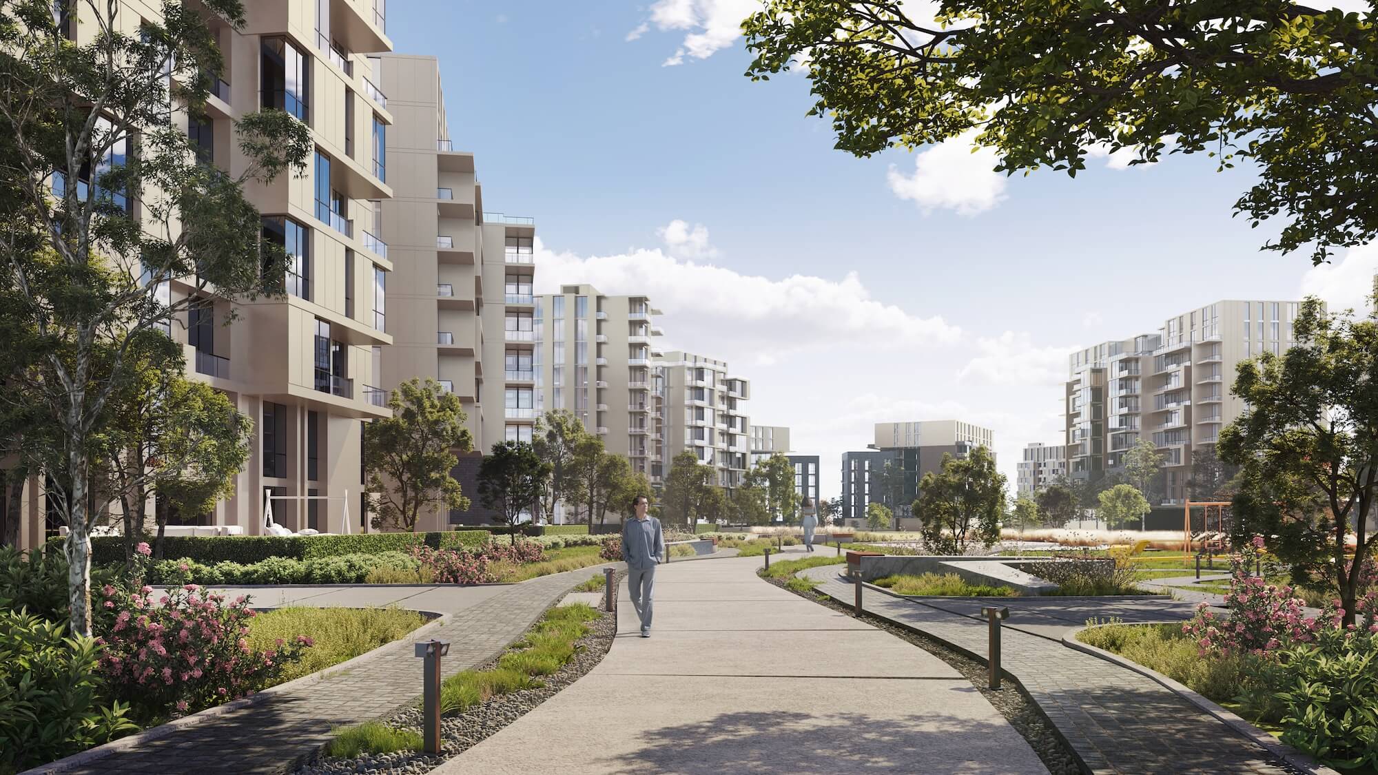 Arkan Palm - Canal Walk - Amenities - Pedestrian Led